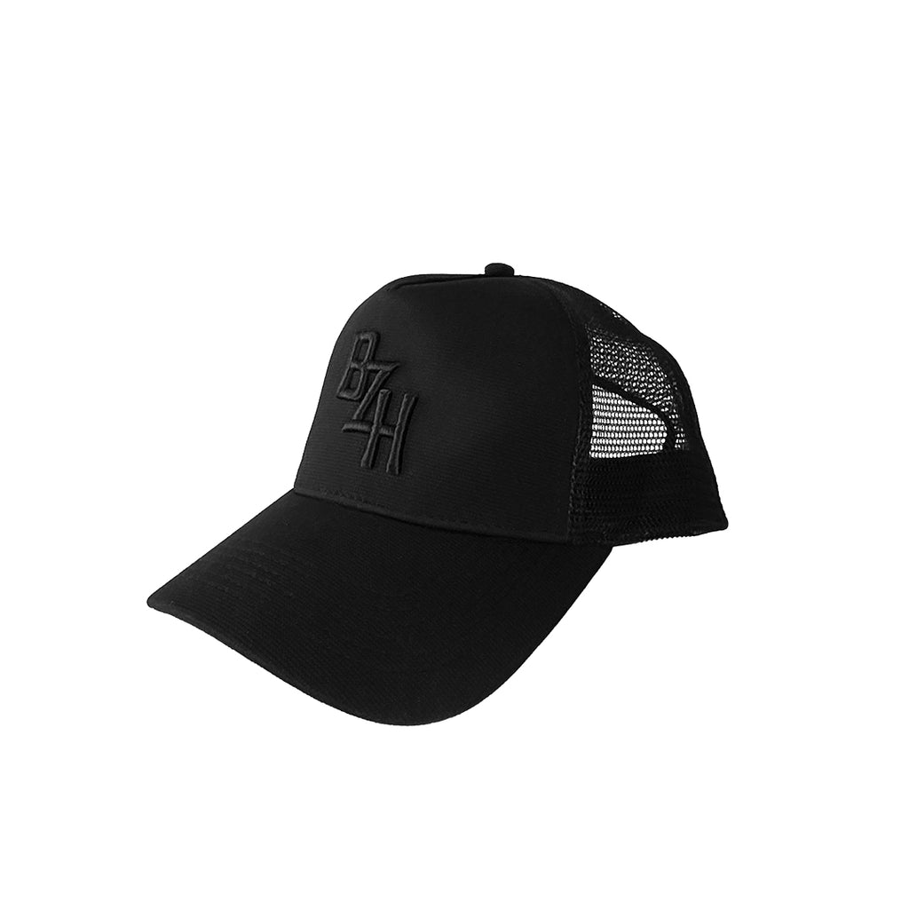 Casquette Trucker BZH Signature broderie noire