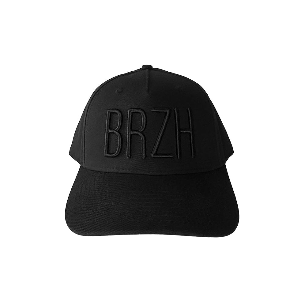 Casquette Baseball BRZH Noir 5 panneaux