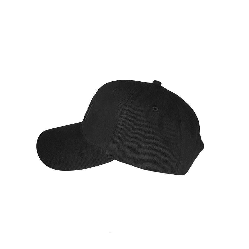 Casquette Baseball "BZH signature Noire" 6 panneaux